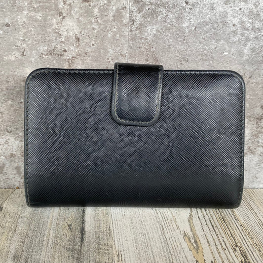Preloved Authentic Black Leather Bifold Wallet